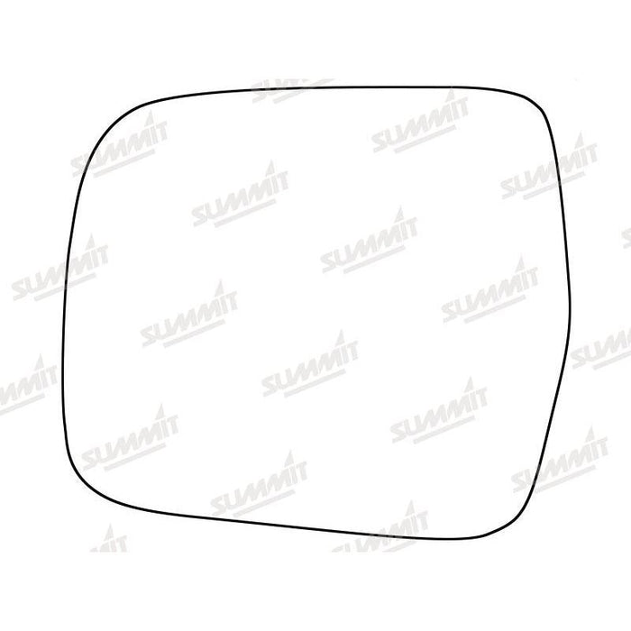 Summit Stick-On Standard Mirror Glass fits Toyota Previa LHS - Summit Shop