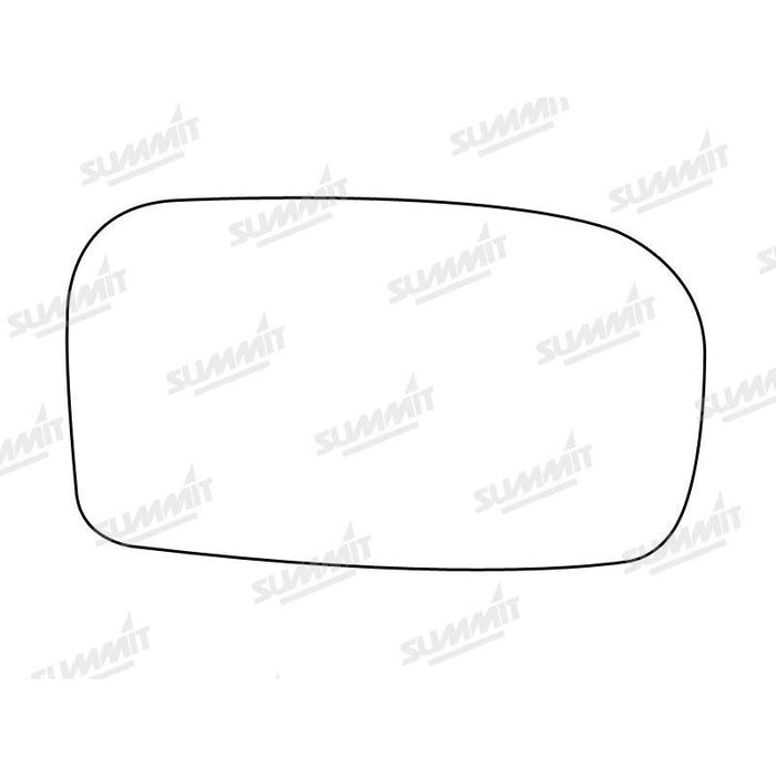 Summit Stick-On Standard Mirror Glass fits Honda Civic 02 to 05 RHS - Summit Shop