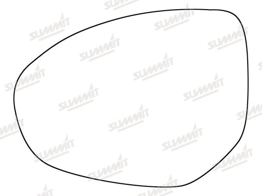 Summit Stick-On Standard Mirror Glass fits Mazda 2 07 to 12, Mazda 3 09 to 13 & Mazda 6 07 to 09 LHS - Summit Shop