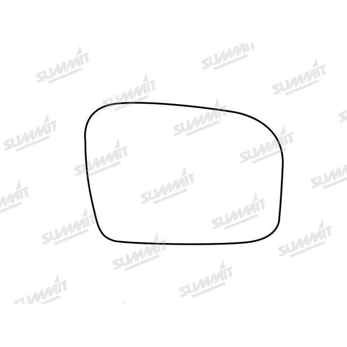 Summit Stick-On Standard Mirror Glass fits Subaru Legacy 09 to 16 RHS - Summit Shop