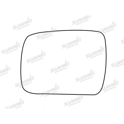 Summit Stick-On Standard Mirror Glass fits Land Rover Discovery 09 to 13 LHS - Summit Shop