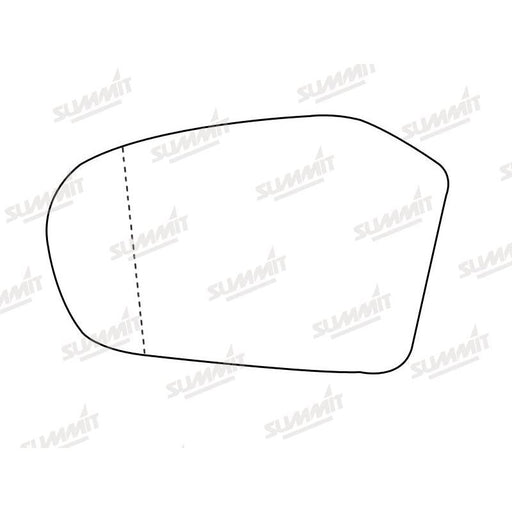 Summit Heated Base Plate With Blind Spot Mirror Glass fits Merc Benz A Class / B Class LHS - Summit Shop