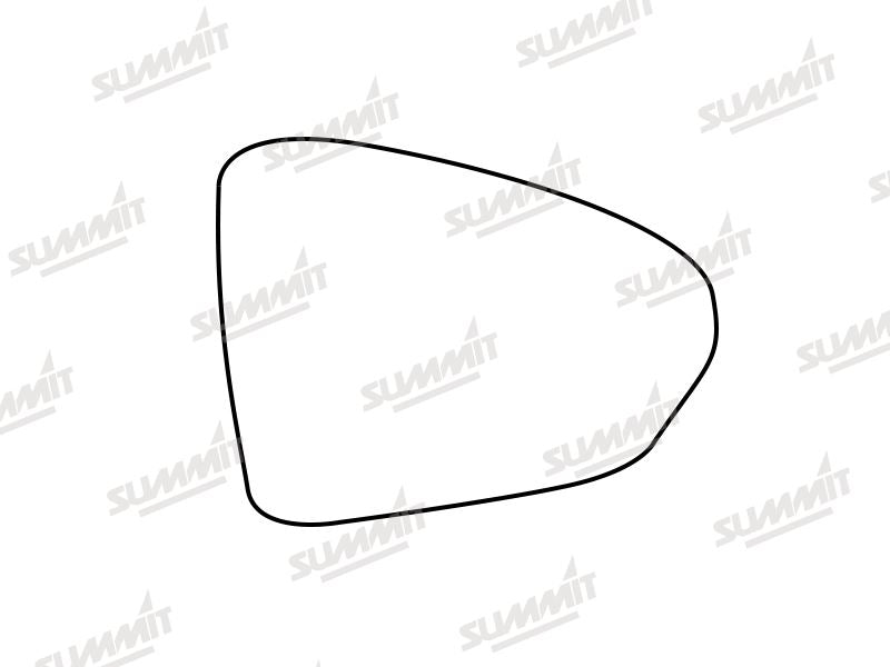 Summit Heated Base Plate With Standard Mirror Glass fits Fiat Tipo 16 on RHS - Summit Shop