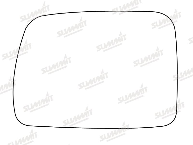 Summit Stick-On Standard Mirror Glass fits BMW X5 00 on LHS - Summit Shop