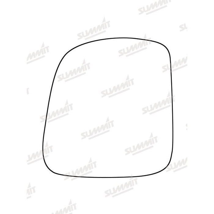 Summit Heated Base Plate With Commercial Mirror Glass fits VW Transporter T5 03 to 14 RHS - Summit Shop