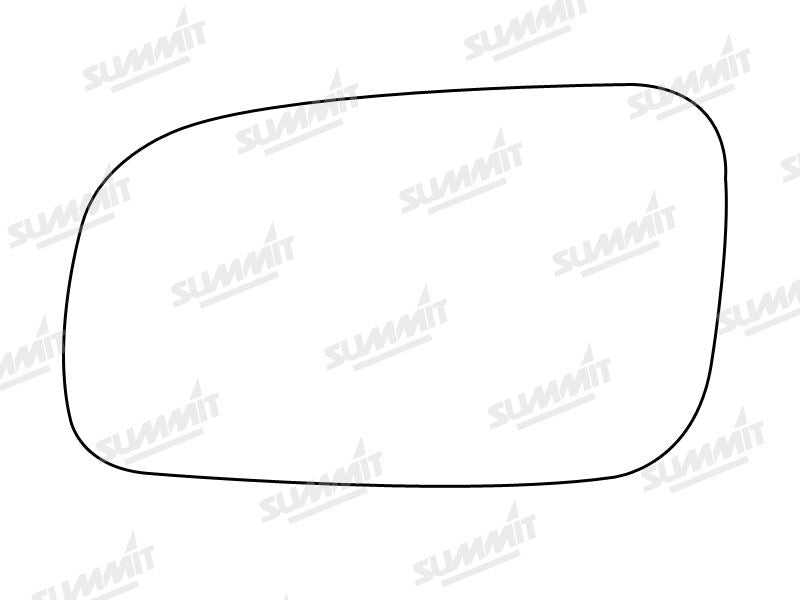 Summit Stick-On Standard Mirror Glass fits VW Lupo 01 to 05 LHS - Summit Shop
