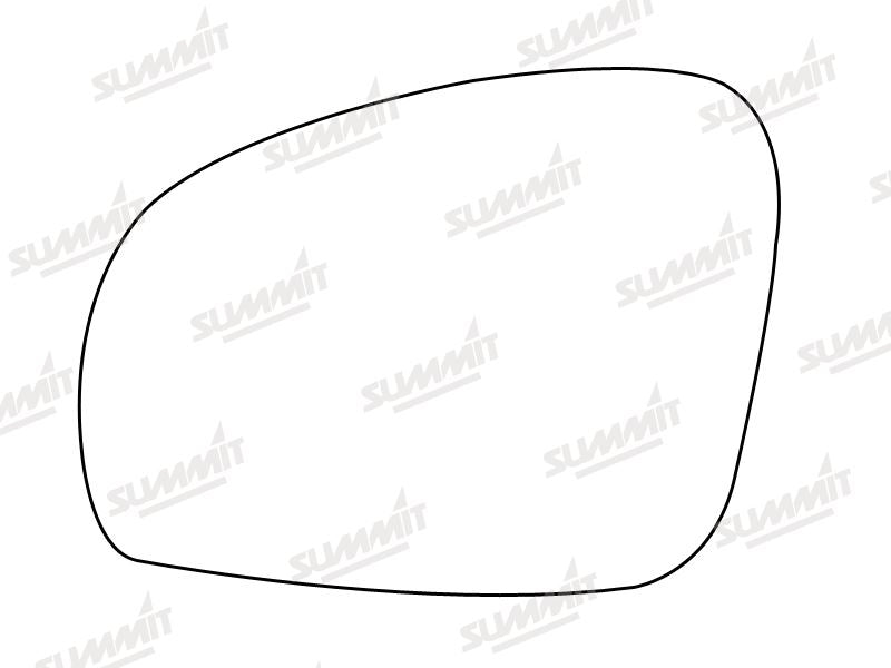 Summit Heated Base Plate With Blind Spot Mirror Skoda Fabia LHS - Summit Shop