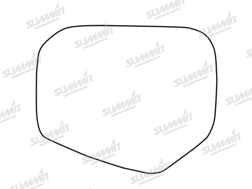 Summit Stick-On Standard Mirror Glass fits Mitsubishi L200 2006 On LHS - Summit Shop