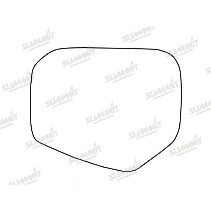 Summit Stick-On Standard Mirror Glass fits Mitsubishi L200 2006 On LHS - Summit Shop