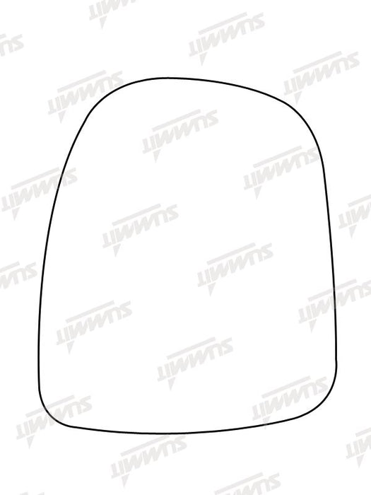 Summit Non-Heated Base Plate With Commercial Mirror Glass fits Vauxhall Vivaro LHS - Summit Shop