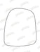 Summit Non-Heated Base Plate With Commercial Mirror Glass fits Vauxhall Vivaro LHS - Summit Shop