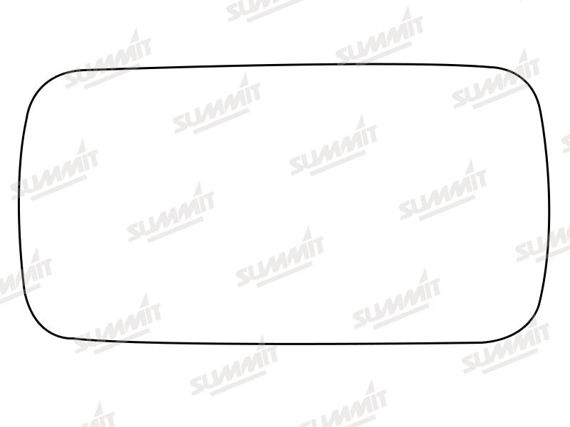 Summit Stick-On Anti Dazzle Mirror Glass fits Alfa 145 146 RHS - Summit Shop
