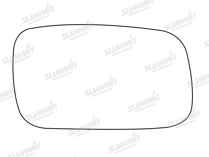 Summit Stick-On Commercial Mirror Glass fits VW Caddy to 03 Flat RHS - Summit Shop