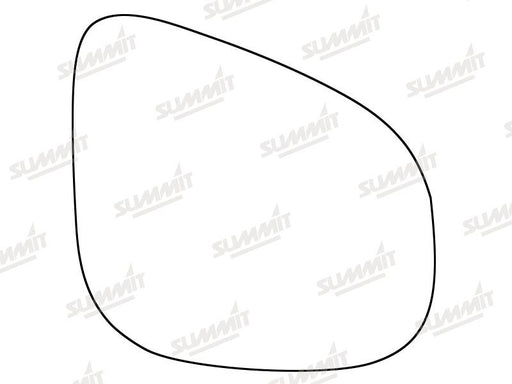 Summit Stick-On Standard Mirror Glass fits Renault Kangoo 12 on RHS - Summit Shop