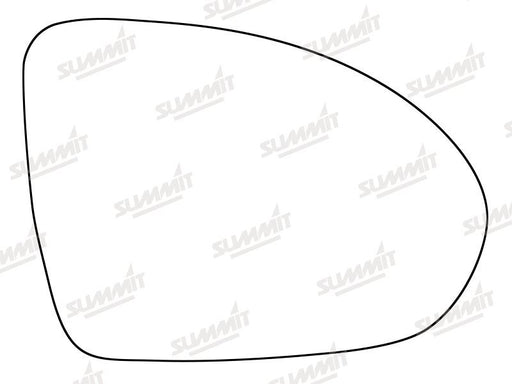 Summit Stick-On Standard Mirror Glass fits Smart Forfour 04 to 06 RHS - Summit Shop