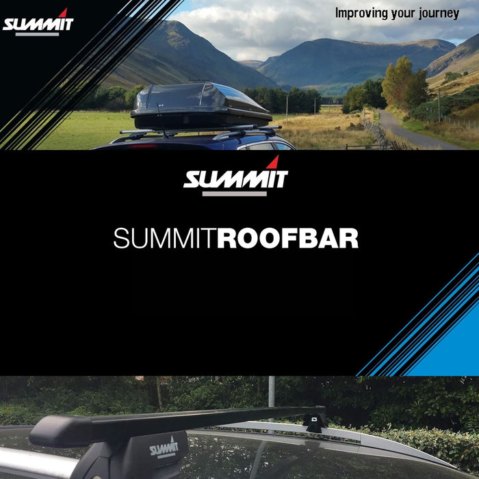 Summit Roof Bars fits BMW 3 Series Touring E46 1999-2005 Estate 5D w Railing - Summit Shop