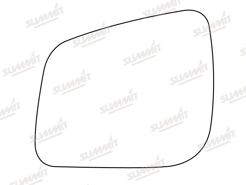 Summit Stick-On Aspheric Mirror Glass fits Mercedes A B Class 09 on LHS - Summit Shop