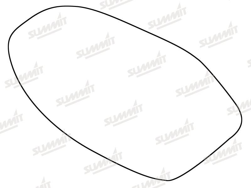 Summit Stick-On Standard Mirror Glass fits Audi A7 & RS7 RHS - Summit Shop