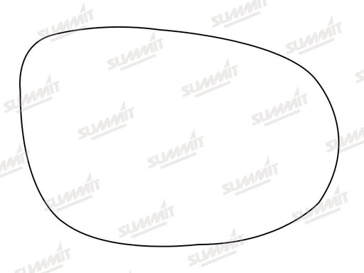 Summit Stick-On Standard Mirror Glass fits Ford Ka 09 on RHS - Summit Shop