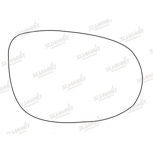 Summit Stick-On Standard Mirror Glass fits Ford Ka 09 on RHS - Summit Shop