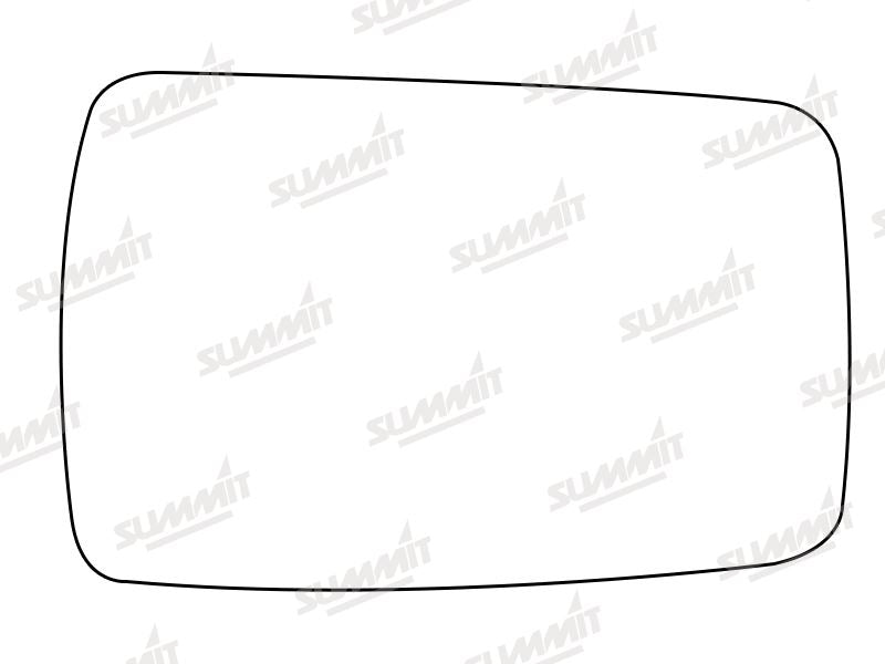 Summit Stick-On Standard Mirror Glass fits Ford Escort Orion 35 Van RHS - Summit Shop
