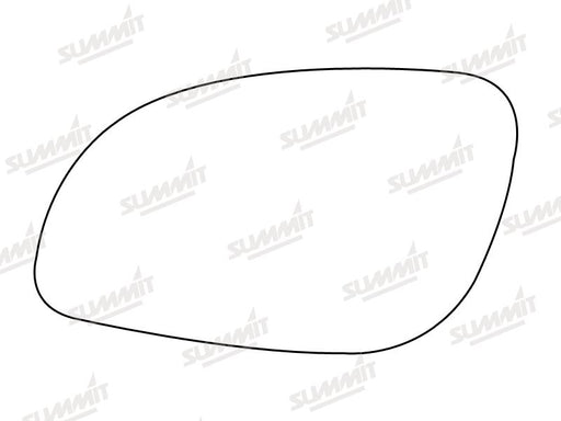 Summit Heated Base Plate With Standard Mirror Glass fits Vauxhall Vectra 02 on LHS - Summit Shop