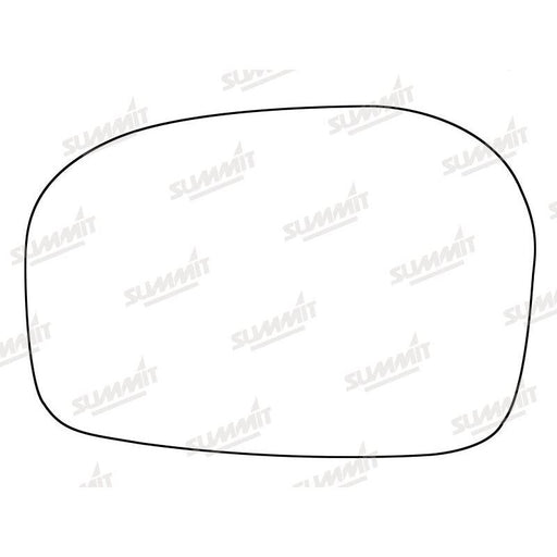 Summit Stick-On Standard Mirror Glass fits Honda Jazz 09 on LHS - Summit Shop