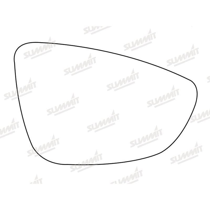 Summit Heated Base Plate With Blind Spot Mirror Glass fits VW Passat / Passat CC RHS - Summit Shop