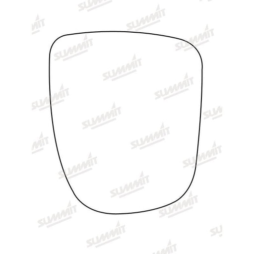 Summit Stick-On Commercial Mirror Glass fits Vauxhall Vivaro, Renault Traffic RHS - Summit Shop