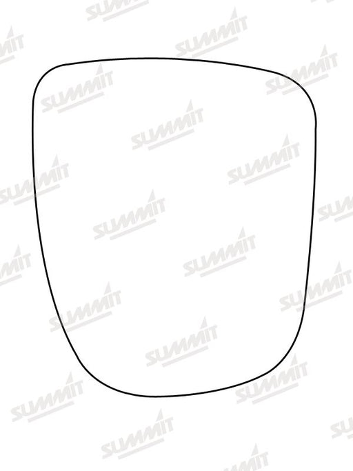Summit Stick-On Commercial Mirror Glass fits Vauxhall Vivaro, Renault Traffic RHS - Summit Shop