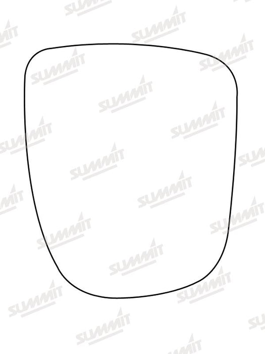 Summit Stick-On Commercial Mirror Glass fits Vauxhall Vivaro, Renault Traffic RHS - Summit Shop