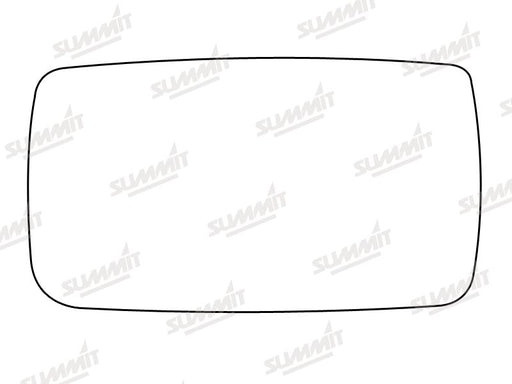 Summit Stick-On Standard Mirror Glass fits Ford Escort Estate Orion RHS - Summit Shop