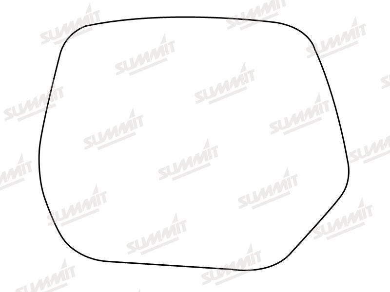 Summit Stick-On Standard Mirror Glass fits Honda CRV 06 on LHS - Summit Shop