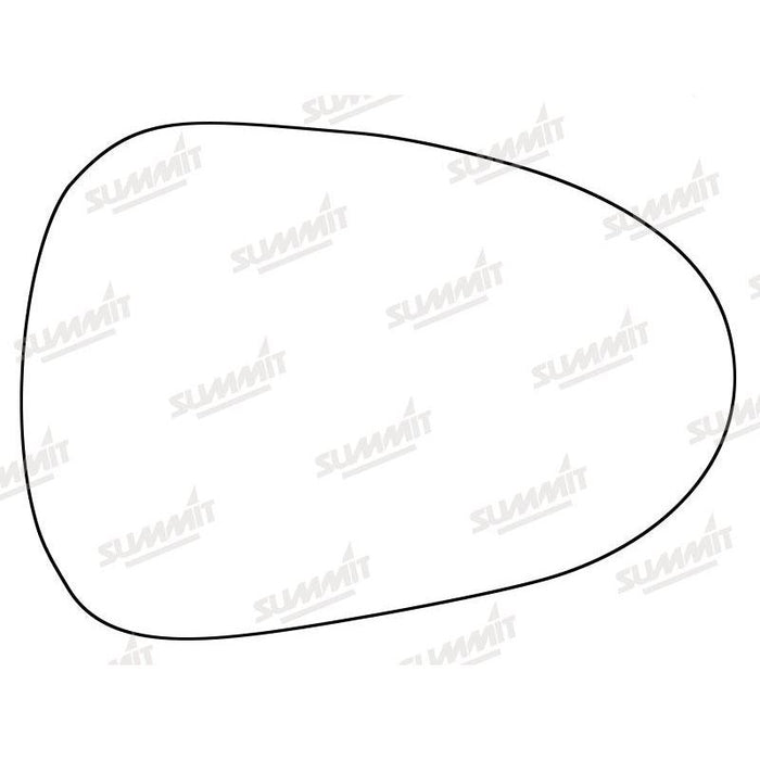 Summit Heated Base Plate With Standard Mirror Glass fits Seat Ibiza / Exeo 08 on RHS - Summit Shop
