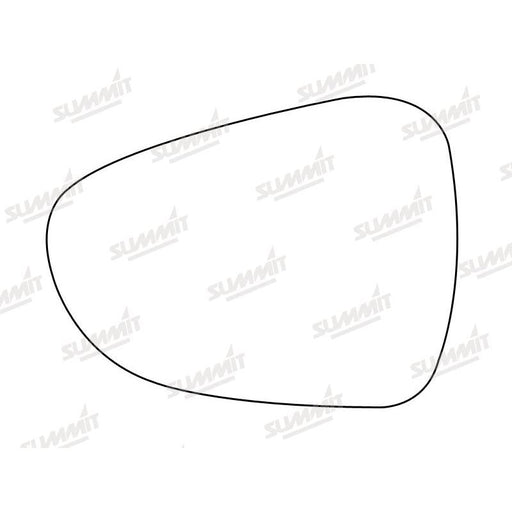 Summit Stick-On Standard Mirror Glass fits Citroen C5 08 on LHS - Summit Shop