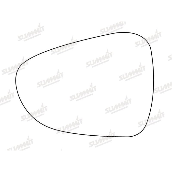 Summit Stick-On Standard Mirror Glass fits Citroen C5 08 on LHS - Summit Shop