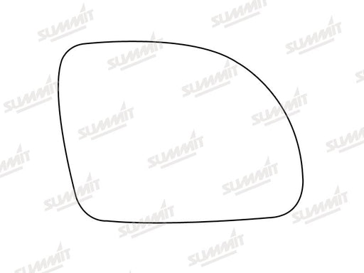 Summit Stick-On Aspheric Mirror Glass fits VW Beetle 99 to 00 RHS - Summit Shop