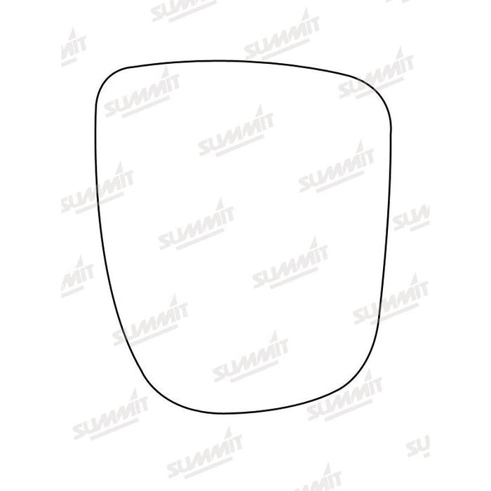 Summit Non-Heated Base Plate With Commercial Mirror Glass fits Vauxhall Vivaro RHS - Summit Shop