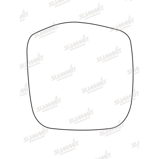 Summit Stick-On Commercial Mirror Glass fits Toyota Hi-Ace Power Van RHS - Summit Shop
