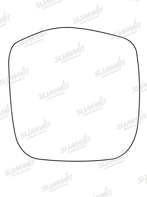Summit Stick-On Commercial Mirror Glass fits Toyota Hi-Ace Power Van RHS - Summit Shop