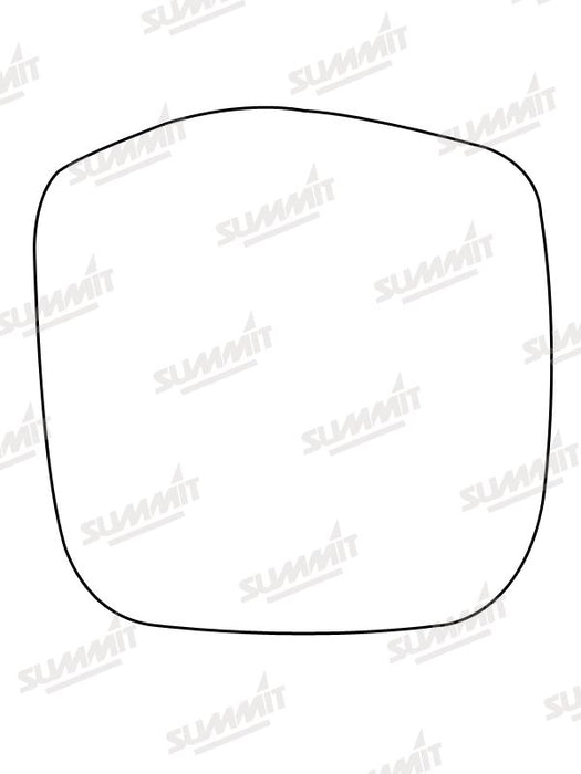 Summit Stick-On Commercial Mirror Glass fits Toyota Hi-Ace Power Van RHS - Summit Shop