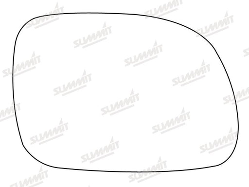 Summit Stick-On Standard Mirror Glass fits Chrysler Voyager Grand Voyager RHS - Summit Shop