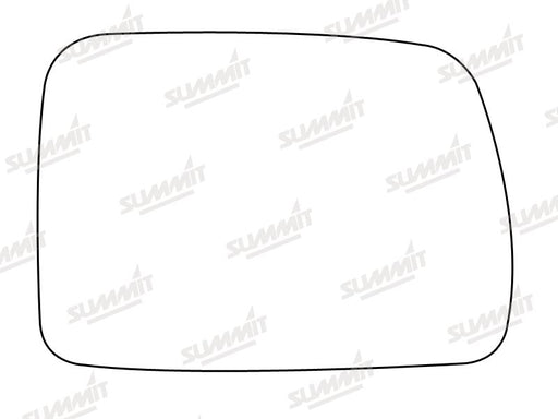 Summit Stick-On Standard Mirror Glass fits BMW X5 00 on RHS - Summit Shop