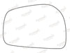 Summit Stick-On Standard Mirror Glass fits Daewoo Musso RHS - Summit Shop