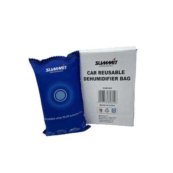 Summit Reusable Car Dehumidifier Bag – 350g Silica Gel Moisture Absorber for Windscreen, Caravans & Motorhomes - Summit Shop