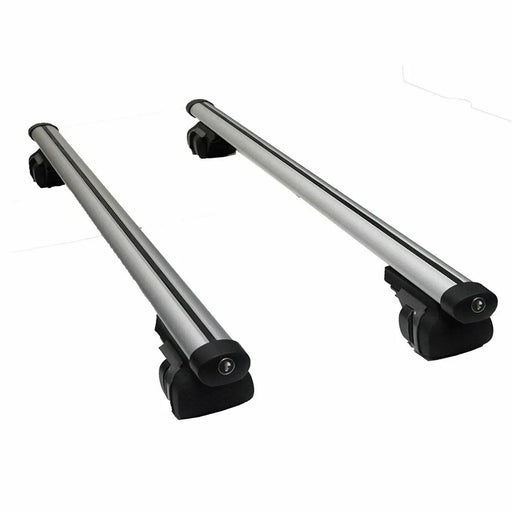 Summit SUM-003 Semi Universal Roof Bars (Pair of) to Fit Cars with Running Rails, Aluminium 1.35m in Length, Set of 2, one size - Summit Shop