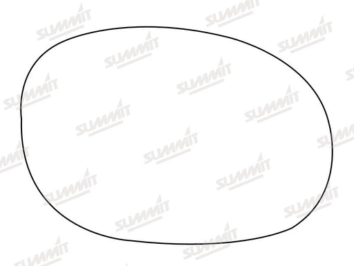 Summit Non-Heated Base Plate With Standard Mirror Glass fits Peugeot 206 RHS - Summit Shop