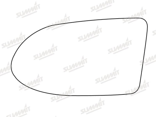 Summit Stick-On Standard Mirror Glass fits Vauxhall Zafira 99 on LHS - Summit Shop