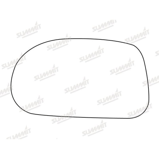 Summit Stick-On Standard Mirror Glass fits Fiat Bravo Brava 95 to 01 LHS - Summit Shop