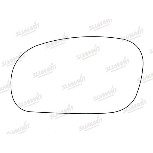 Summit Stick-On Standard Mirror Glass fits Daewoo Espera LHS - Summit Shop